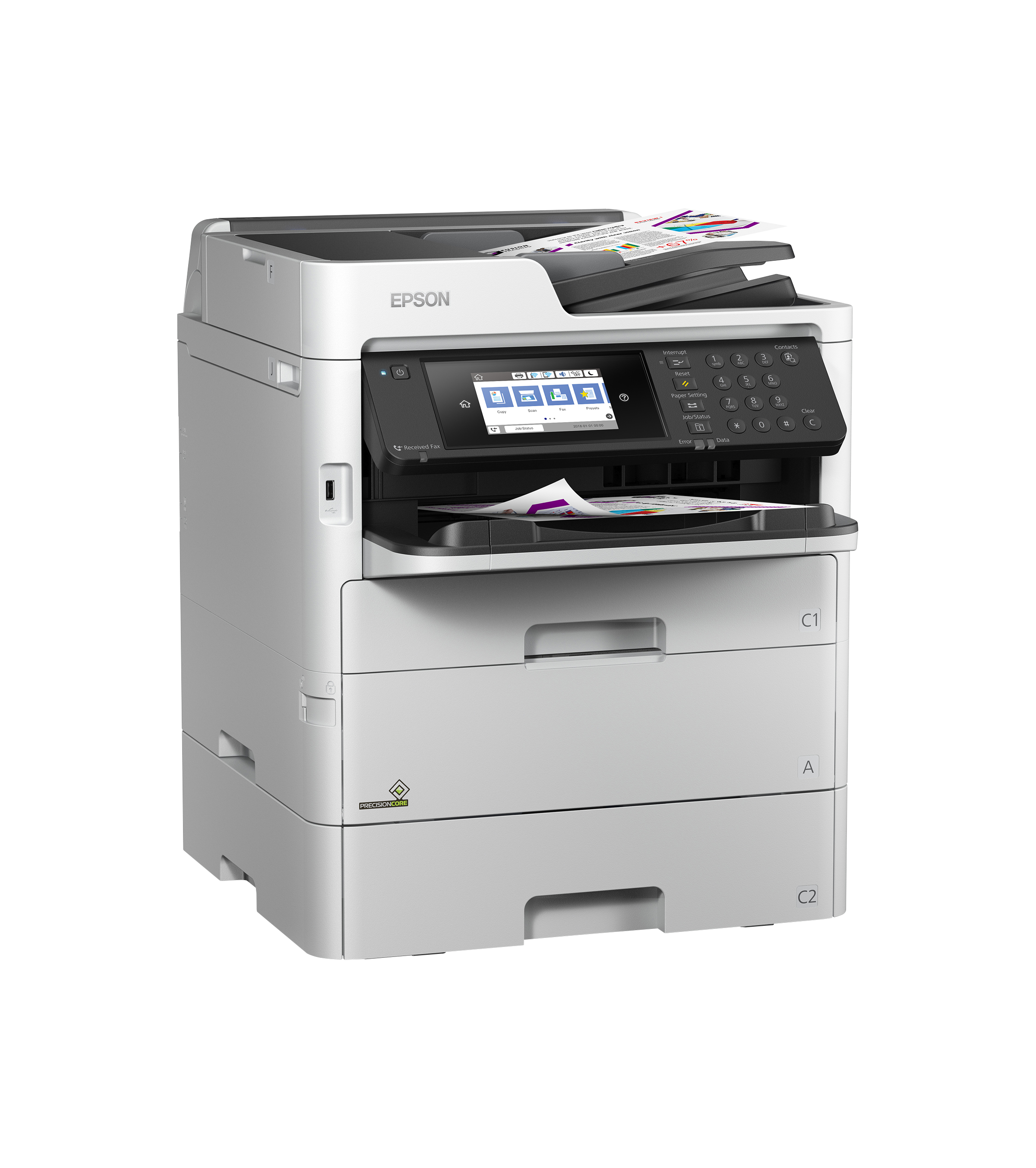 Epson 공식 제품 사진의 WorkForce Pro WF-C579R A4 컬러 잉크젯복합기