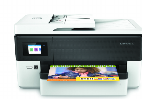 HP OfficeJet Pro 7720 A3 컬러 잉크젯복합기 · HP 공식 데이터시트 제품 사진