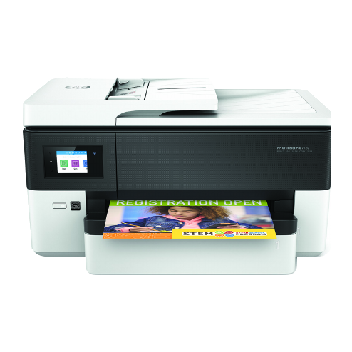 HP OfficeJet Pro 7720 A3 컬러 잉크젯복합기 · 공식 제품 사진 배경 제거