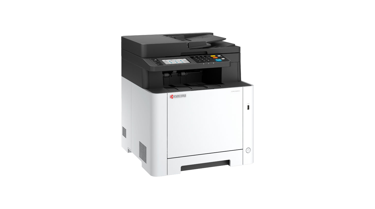 교세라 ECOSYS MA2600cfx A4 컬러 레이저복합기 공식 제품 이미지 · 본체 KYOCERA 로고 포함