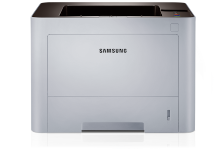 삼성 SL-M3820D A4 흑백 레이저프린터 공식 정면 사진 · SAMSUNG 로고와 기본 급지함 포함