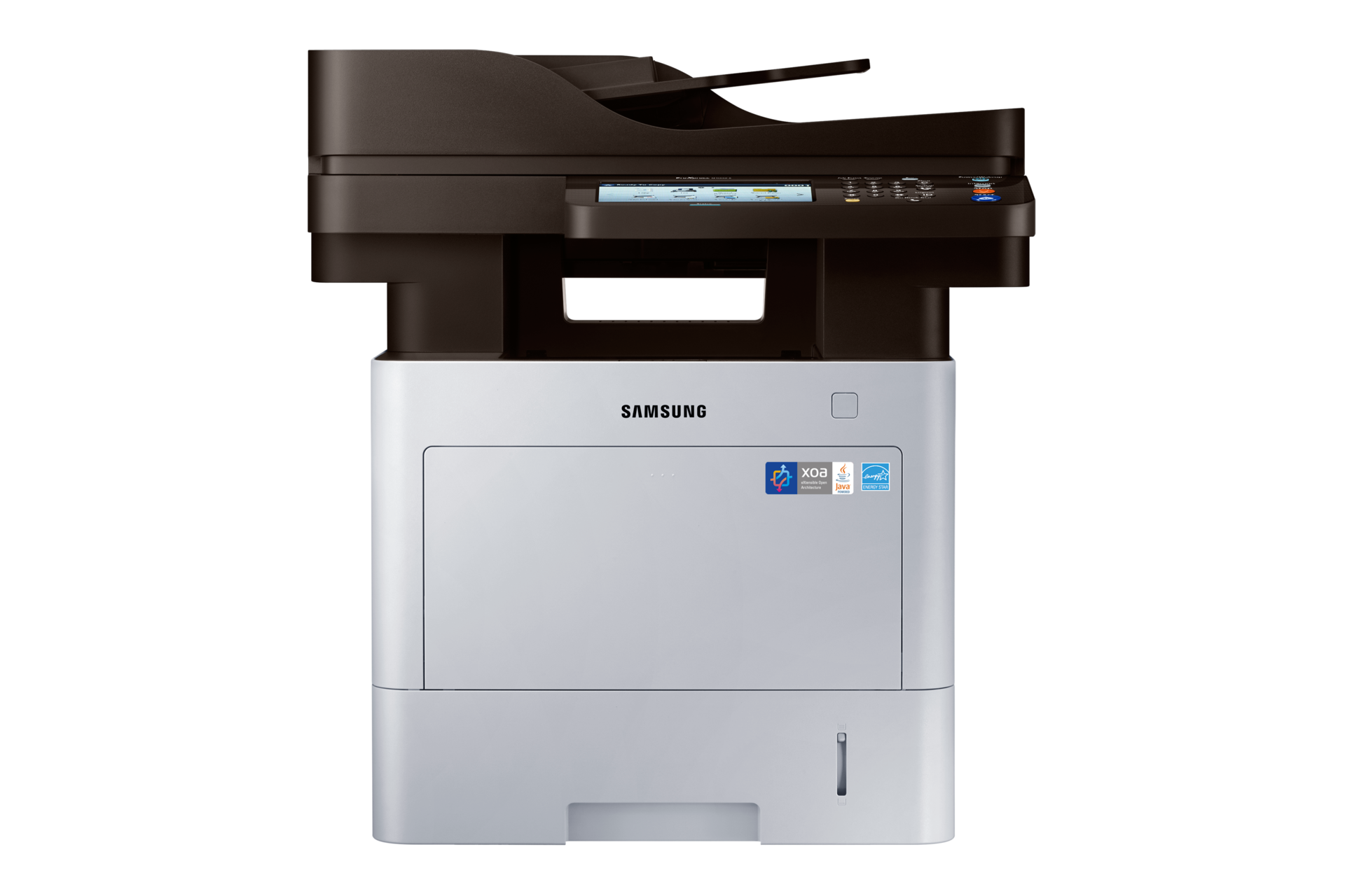 삼성 ProXpress SL-M4080FX A4 흑백 레이저복합기 공식 정면 이미지 · 삼성 로고 포함